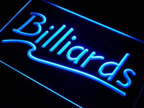 Billiards Pool Room Bar Neon Light Sign